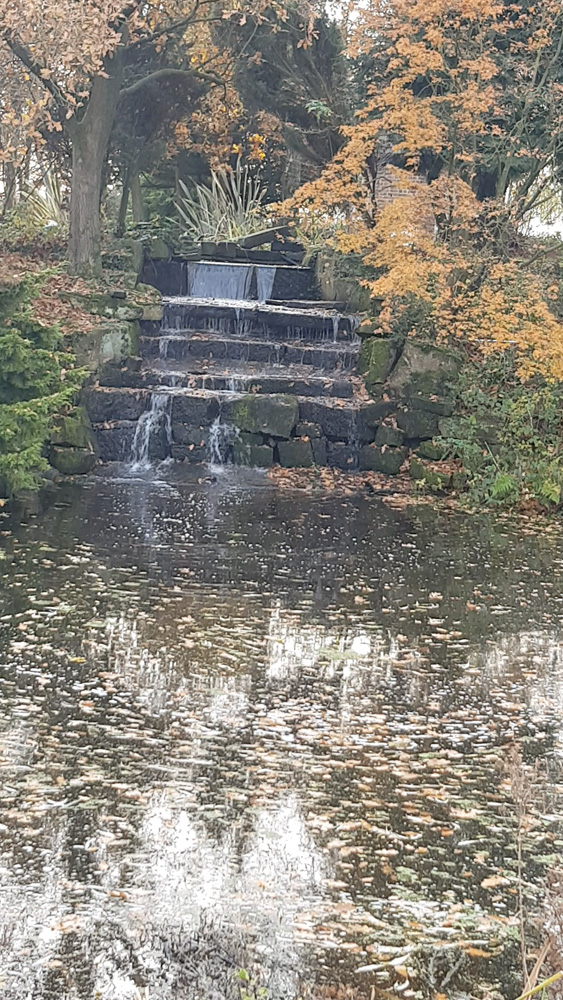 Garden Pond Waterfall