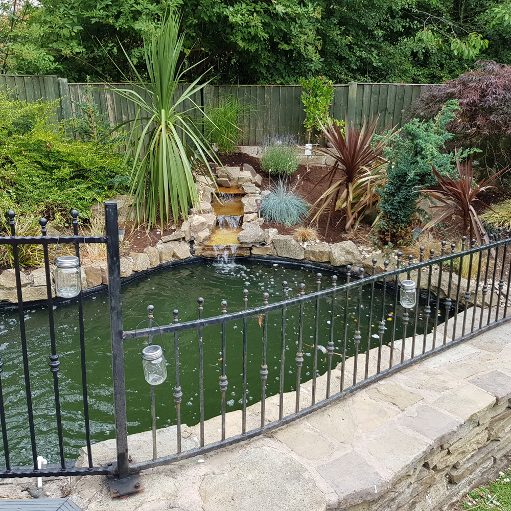 Natural Looking Pond Installation (1)